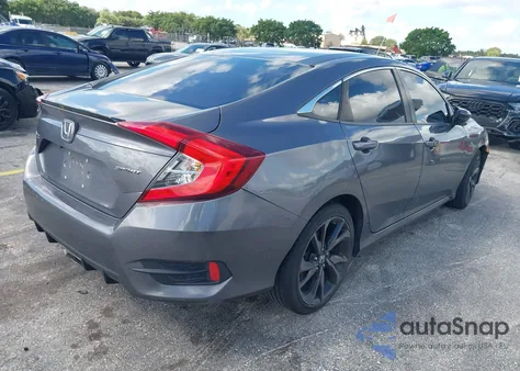 2019 Honda Civic Sport из США, поврежденный, VIN 19XFC2F87KE009251